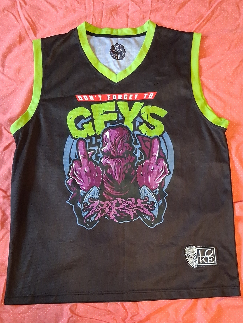 Custom Loke Jersey, Size Small